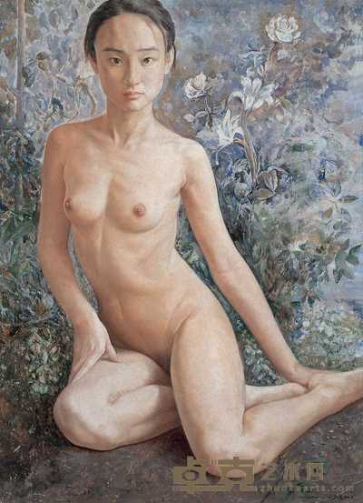 张连方 2001年作 人体 104×77cm